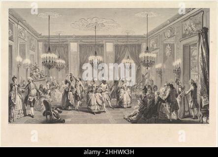 Le Bal Paré 1774 Antoine Jean Duclos Francese. Le Bal Paré 369836 Foto Stock