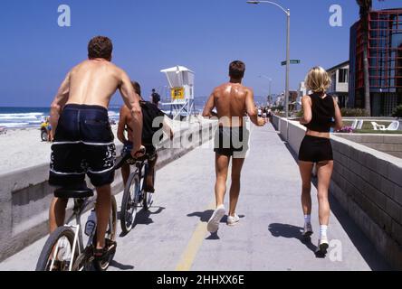 usa california san diego missione spiaggia Foto Stock