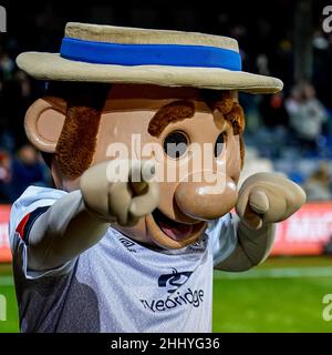 Luton, Regno Unito. 25th Jan 2022. La mascotte di Luton Town durante la partita del Campionato Sky Bet tra Luton Town e Bristol City a Kenilworth Road, Luton, Inghilterra, il 25 gennaio 2022. Foto di David Horn. Credit: Prime Media Images/Alamy Live News Foto Stock