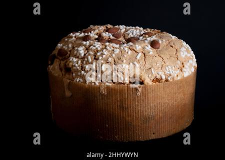 Panettone, una torta di Natale italiana Foto Stock