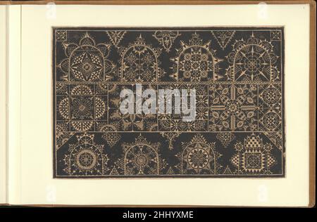 Schon Newes Modelbuch...pagina 1(r) 1617 Sigismundus Latomus Tedesco. Schon Newes Modelbuch...pagina 1(r) 368267 Foto Stock