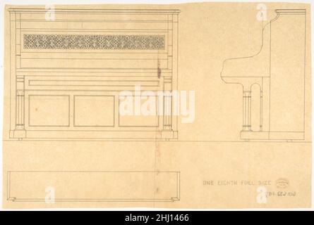 Piano Design 19th Century Anonymous, British, 19th Century British. Piano Design 386490 Foto Stock