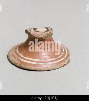 Frammento di vaso Greco Orientale/Sardis, Lidiano. Frammento di vaso 252776 Greco Orientale/Sardis, Lidiano, frammento di vaso, Terracotta, altri: 2 5/8in. (6,7cm). Il Metropolitan Museum of Art, New York. Dono della Società americana per l'Escavazione di Sardis, 1926 (26.199.209) Foto Stock