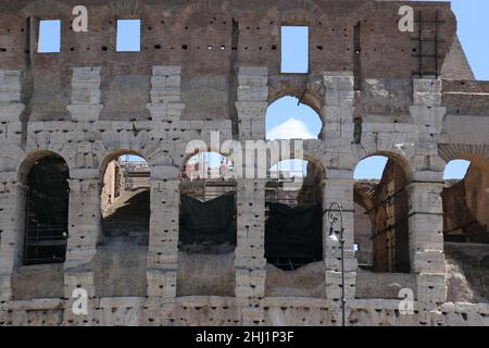 Il colosseo di Roma è molto unico. Foto Stock