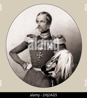 Principe Waldemar di Prussia, Friedrich Wilhelm Waldemar von Preußen, 1817 – 1849 Foto Stock