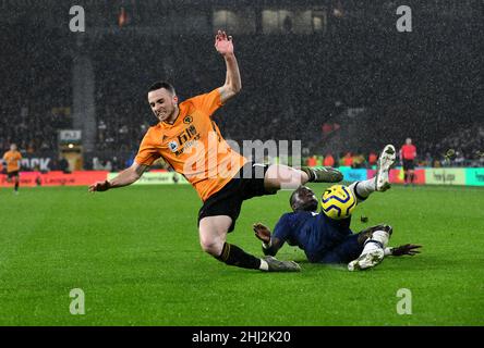 Wolves calciatore Diogo Jota Wolverhampton Wanderers / Tottenham Hotspur al Molineux Stadium 15/12/2019 Foto Stock