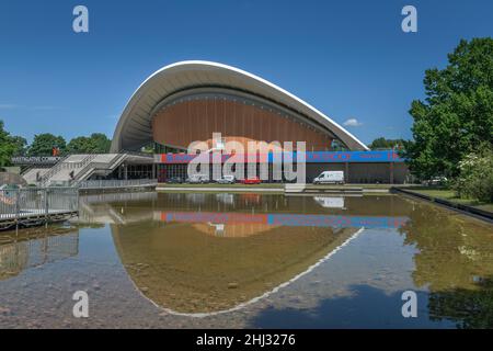 House of World Cultures, John-Foster-Dulles-Allee, Tiergarten, Berlino, Germania Foto Stock