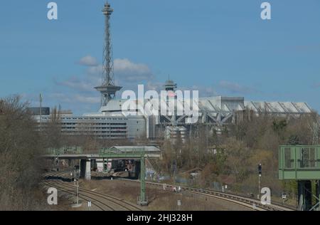 ICC, Messedamm, Westend, Charlottenburg, Berlino, Germania Foto Stock