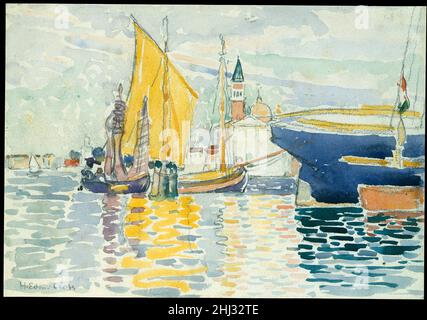 Venezia-la Giudecca 1903 Henri-Edmond Cross (Henri-Edmond Delacroix) Francese. Venezia-la Giudecca 459731 Foto Stock