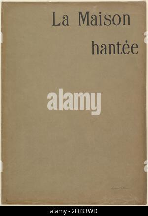 The Haunted House, 1896. Odilon Redon (francese, 1840-1916). Sei  litografie; Odilon Redon era un lettore vorace della letteratura  contemporanea, e tali testi spesso influenzarono la sua arte. Questa serie  fu ispirata da