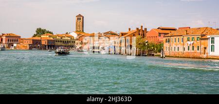 Isola di Murano, famosa per la sua arte vetraria, Venezia, città lagunare, Veneto, Italia, Venezia, Veneto, Italia Foto Stock