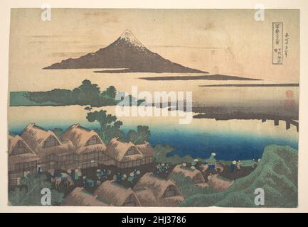 Dawn at Isawa in Kai Province (Kōshū Isawa no akatsuki), dalla serie trentasei viste del Monte Fuji (Fugaku sanjūrokkei) ca. 1830–32 Katsushika Hokusai Giapponese. Dawn at Isawa in Kai Province (Kōshū Isawa no akatsuki), dalla serie trentasei viste del Monte Fuji (Fugaku sanjūrokkei) 55286 Foto Stock