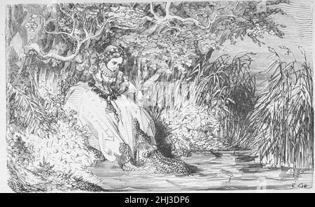 Ségur, Nouveaux contes de fées, p217. Foto Stock