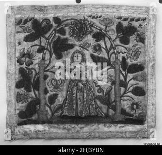 Foto con ricamo in lavorazione secondo mezzo 17th secolo britannico. Foto con ricamo in lavorazione 226323 Foto Stock