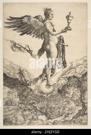 Nemesis (la Grande Fortuna) ca. 1501 Albrecht Dürer Tedesco. Nemesis (la Grande Fortuna) 391109 Foto Stock