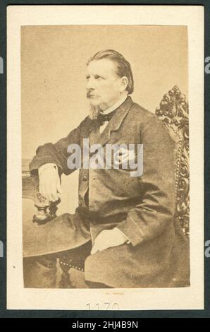 Ancora sconosciuto fotografo personaggi famosi numero di serie 1170 Karl Gutzkow circa 1860 Bildseite. Foto Stock