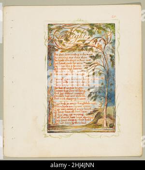 Canzoni di Innocenza e di esperienza: Notte ca. 1825 William Blake inglese. Canzoni di Innocenza e di esperienza: Notte 347929 Foto Stock