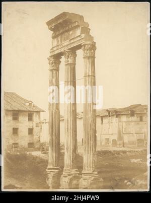 [Rovine romane] 1860s attribuito a Giacomo Caneva italiano. [Rovine romane] 270620 Foto Stock