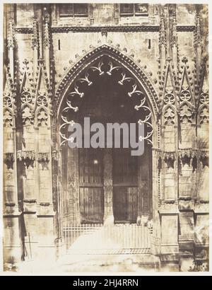 Portail des Marmousets, Saint-Ouen de Rouen 1852–54 Edmond Bacot Francese. Portail des Marmousets, Saint-Ouen de Rouen 282162 Foto Stock