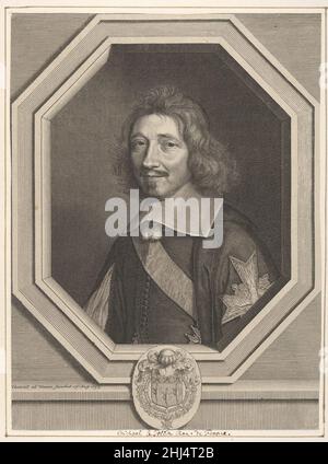 Chancelier Michel IV le Tellier 1658 Robert Nanteuil Francese. Chancelier Michel IV le Tellier 348899 Foto Stock