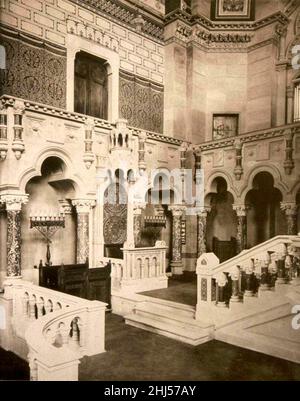 Sinagoga di Strasburgo quai Kléber siège président Conconsistoire 1898-1940. Foto Stock