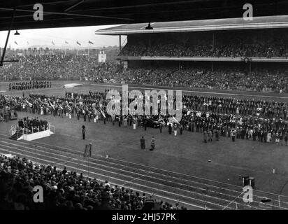 1958 British Empire and Commonwealth Games al Cardiff Arms Park. Luglio 1958. Foto Stock