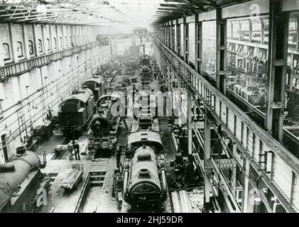 Stratford Railway Works. Foto Stock