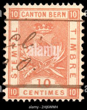 Svizzera Berna 1892-1902 entrate 10c - 39A i-00. Foto Stock