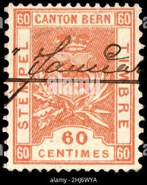 Svizzera Berna 1892-1902 entrate 60c - 45A V-99. Foto Stock