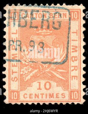 Svizzera Berna 1892-1902 ricavi 10c - 39A X-92. Foto Stock