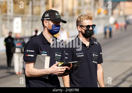 Riyadh, Arabia Saudita. 27th Jan, 2022. Durante l'ePrix di Diriyah 2022, 1st e 2nd round del Campionato del mondo di Formula e 2022, sul circuito di Riyadh Street dal 28 al 30 gennaio, a Riyadh, Arabia Saudita - Foto Gregory Lenormand/DPPI Credit: Credit: DPPI Media/Alamy Live News Credit: DPPI Media/Alamy Live News Foto Stock