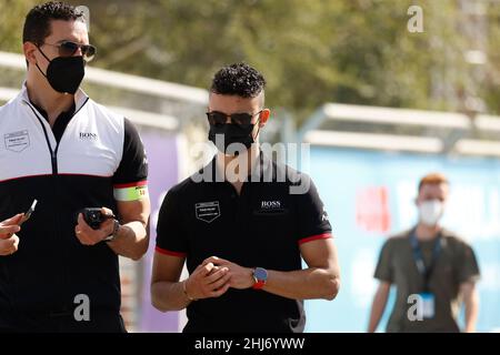 Riyadh, Arabia Saudita. 27th Jan, 2022. Durante l'ePrix di Diriyah 2022, 1st e 2nd round del Campionato del mondo di Formula e 2022, sul circuito di Riyadh Street dal 28 al 30 gennaio, a Riyadh, Arabia Saudita - Foto Gregory Lenormand/DPPI Credit: Credit: DPPI Media/Alamy Live News Credit: DPPI Media/Alamy Live News Foto Stock