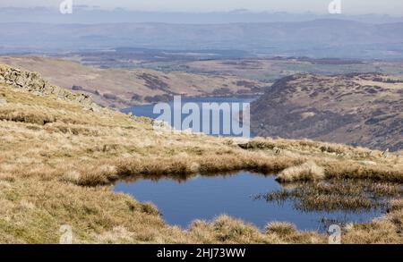 Haweswater da Mardale Ill Bell, Cumbria Foto Stock