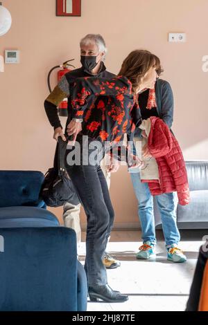 Madrid, Spagna. 27th Jan 2022. L'attrice Sophie Marceau alla fotocall film Todo ha ido bien a Madrid giovedì 27 gennaio 2022. Credit: CORDON PRESS/Alamy Live News Foto Stock