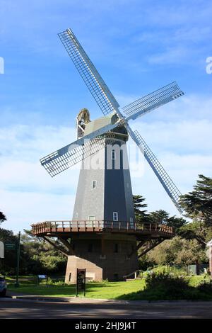 Murphy Windmill, Golden Gate Park, San Francisco, California Foto Stock