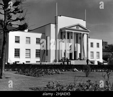 Aberystwyth, nuovo municipio, Cerediaion, Galles occidentale, 2nd maggio 1962. Foto Stock