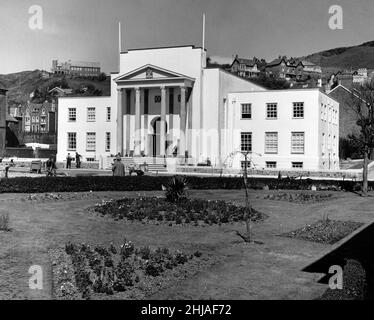 Aberystwyth, nuovo municipio, Cerediaion, Galles occidentale, 2nd maggio 1962. Foto Stock