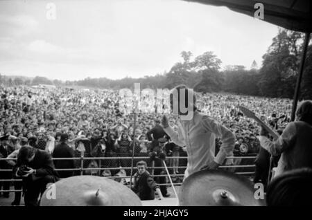 I Rolling Stones suonano a Longleat, la casa di Lord Bath.2nd Agosto 1964 Foto Stock