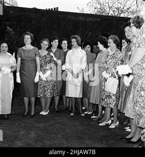 La Principessa Alexandra di Kent visita la Casa di Florence Nightingale, Cromwell Road, Londra. 4th giugno 1962. Foto Stock