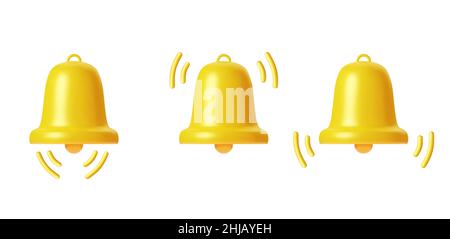 Icona Set of Bells (insieme di campanelli) Illustrazione Vettoriale