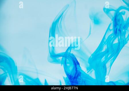 Pittura liquida - linee, figure e modelli astratti. Foto Stock