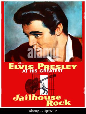 Jailhouse Rock USA, 1957 Direttore: Richard Thorpe Elvis Presley Foto Stock
