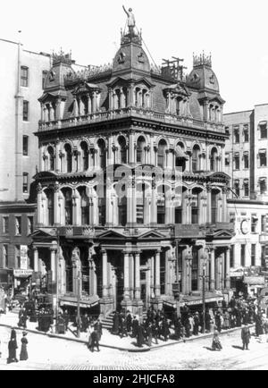 Firemans Insurance Company Building, strade ampie e di mercato, Newark, New Jersey, USA Foto Stock