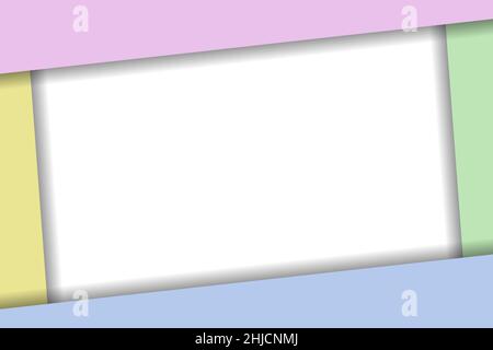 Sfondo a colori astratto con spazio vuoto per il testo. Illustrazione vettoriale Illustrazione Vettoriale