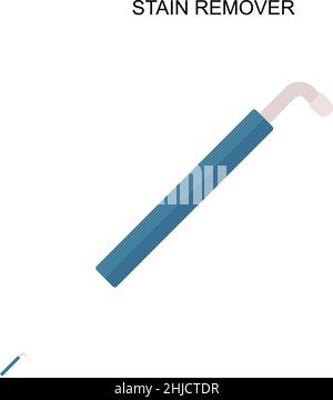 Icona vettore semplice per la rimozione delle macchie. Modello di disegno del simbolo di illustrazione per l'elemento dell'interfaccia utente mobile Web. Illustrazione Vettoriale