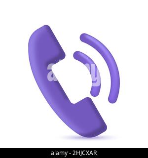 Suoneria icona telefono Illustrazione Vettoriale