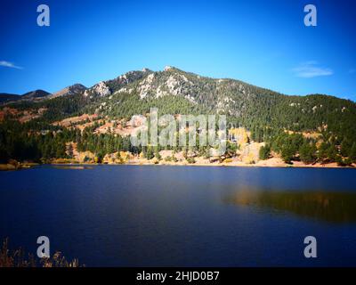 San Isabel Lake, Rye, Colorado- Foto Stock