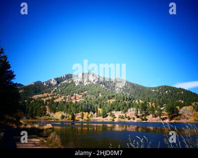 San Isabel Lake, Rye, Colorado- Foto Stock