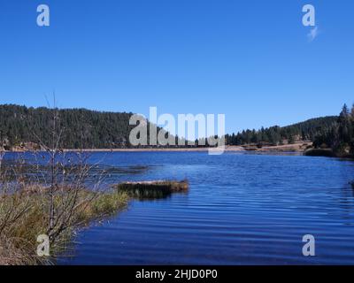 San Isabel Lake, Rye, Colorado- Foto Stock