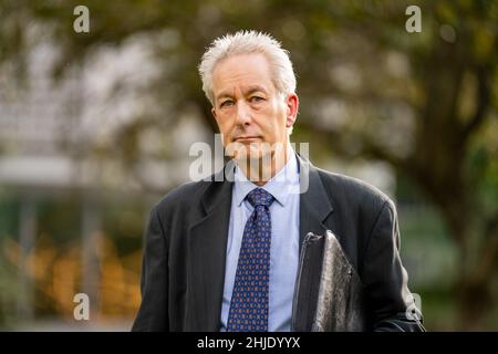 Bell'uomo d'affari senior in un vestito Foto Stock